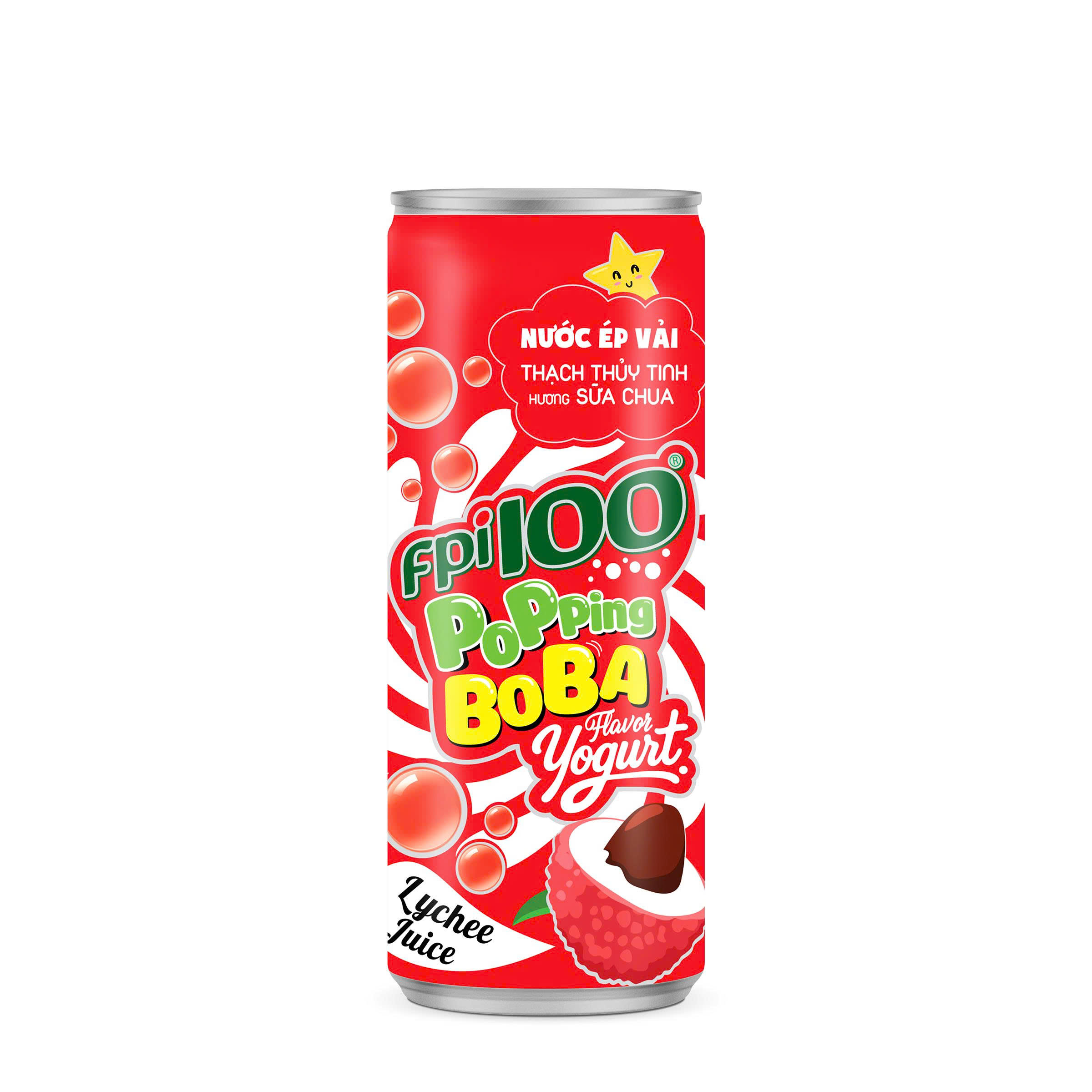 Nước ép vải thạch thuỷ tinh FPI100 hương sữa chua