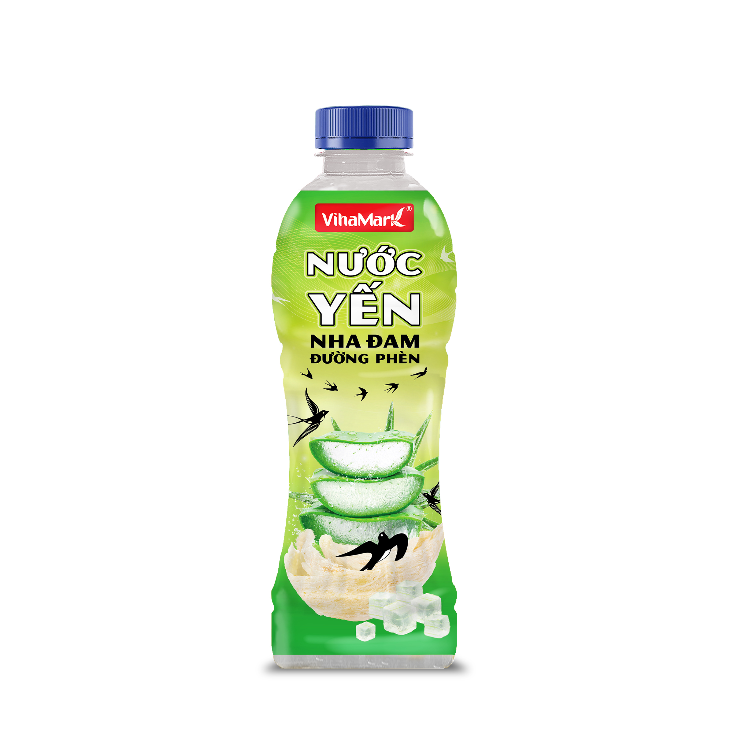 Nước Yến Nha đam Đường phèn Vihamark (Chai 455ml)