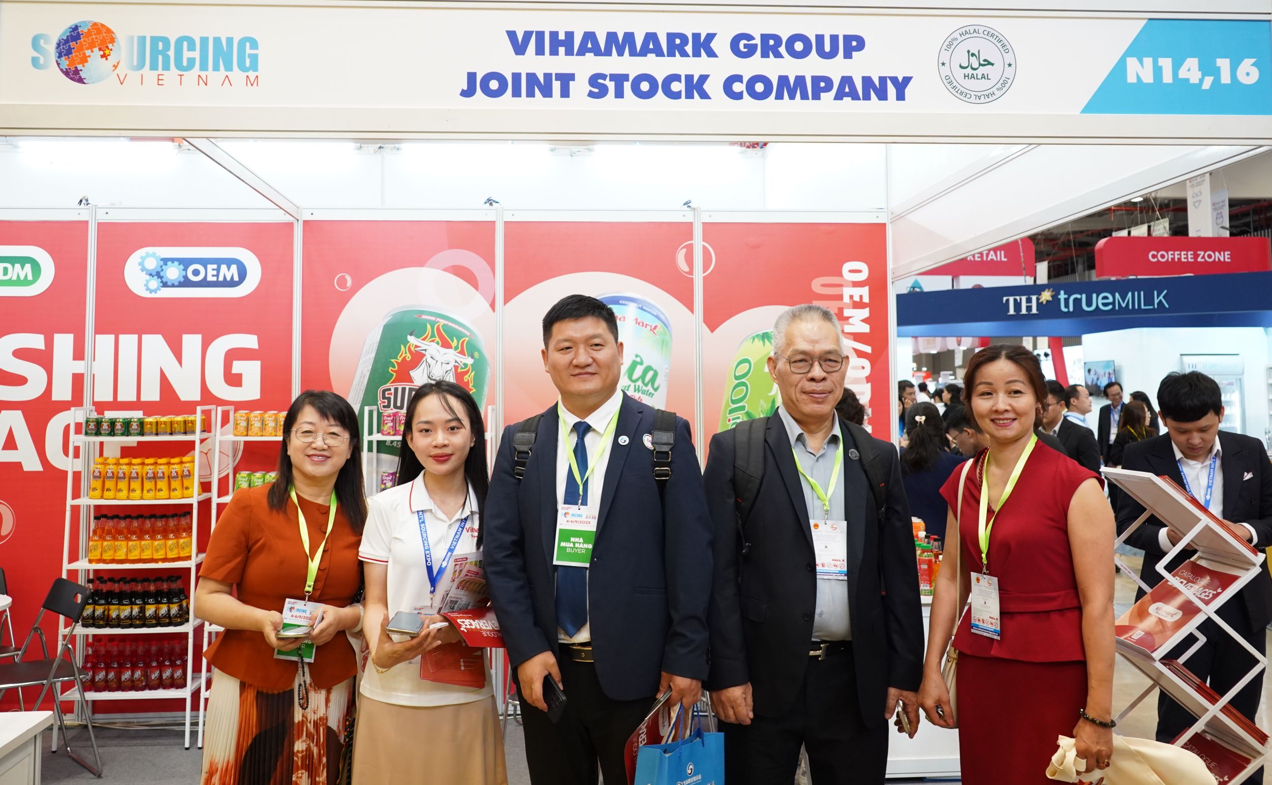 Vihamark tại Vietnam Sourcing 2025 – Kết nối đồ uống Việt với khách hàng toàn cầu