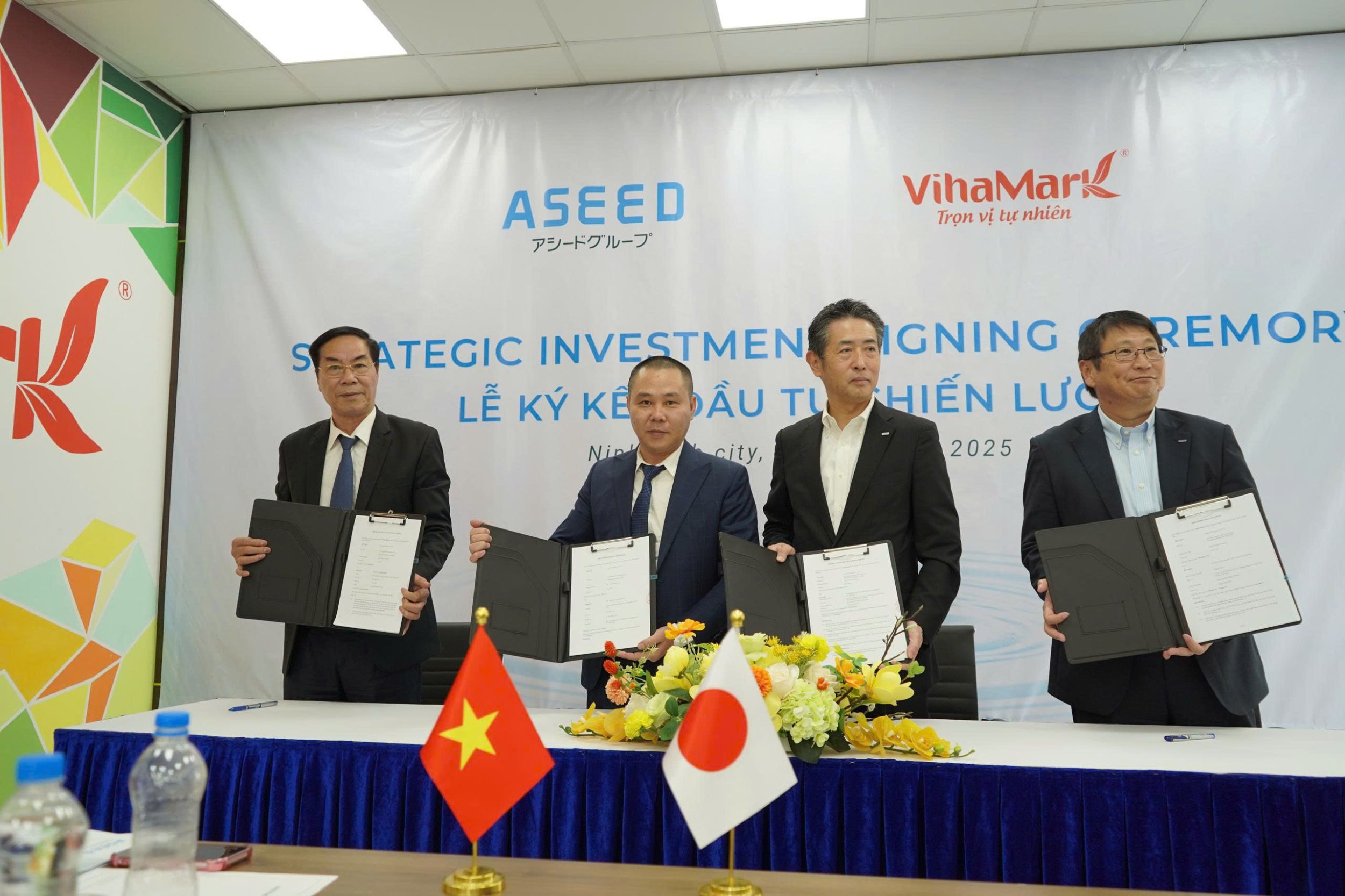 Lễ ký kết đầu tư chiến lược giữa Vihamark và ASEED Nhật Bản