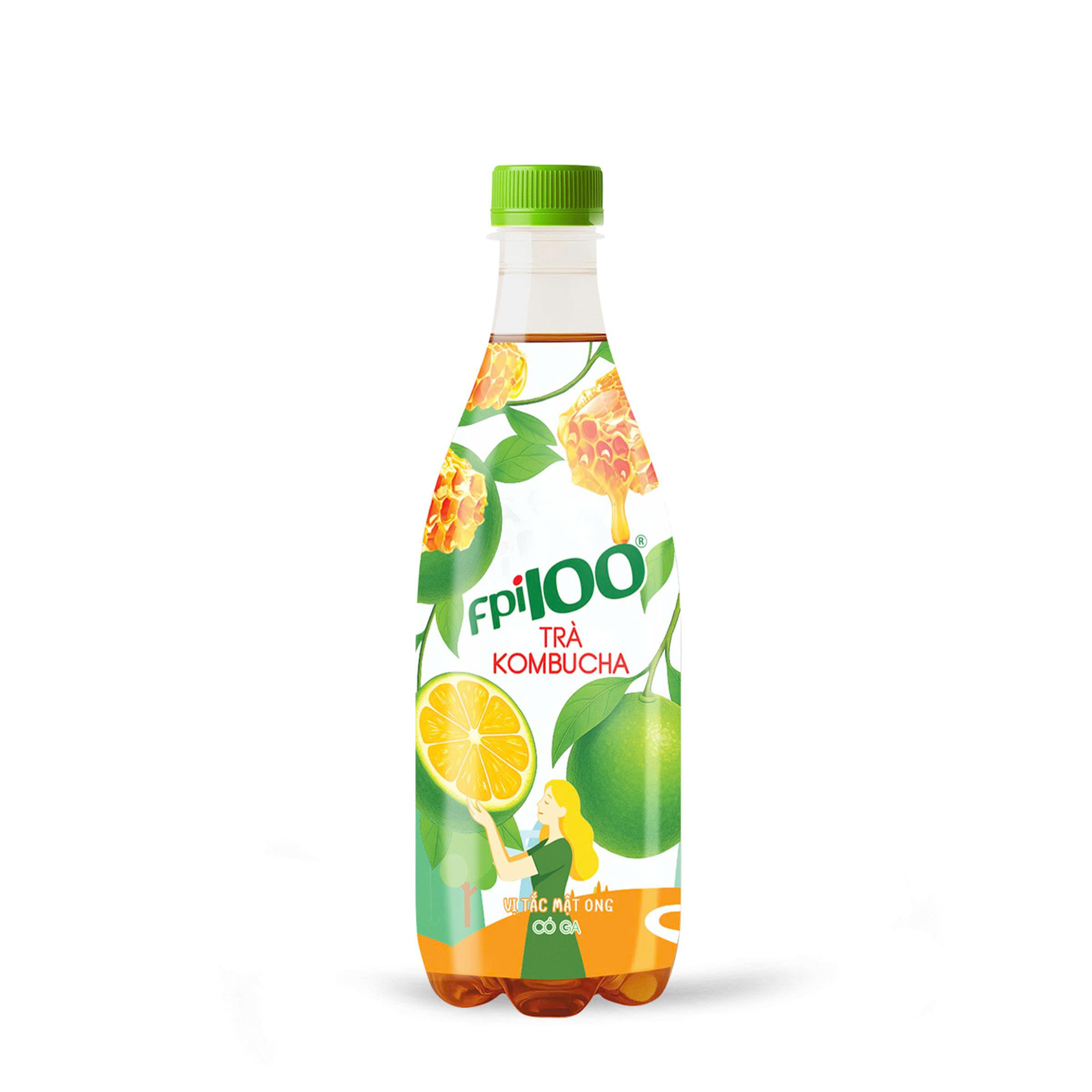 Trà Kombucha FPI100 vị tắc mật ong